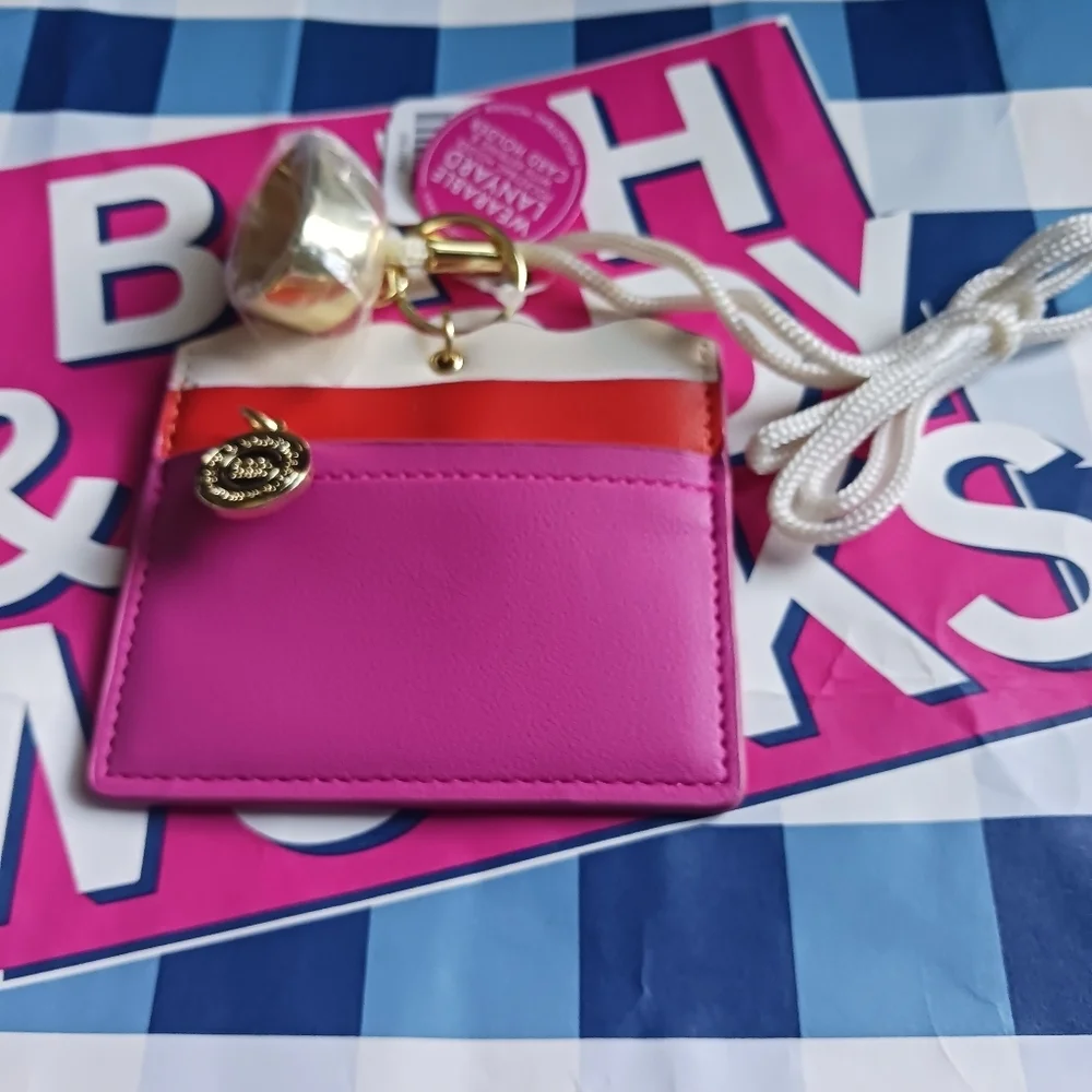 Bath and Body Works Wearable Lanyard with Pocketbac holder